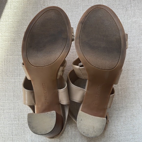 Nine West Strappy Heeled Sandals - Picture 8 of 9